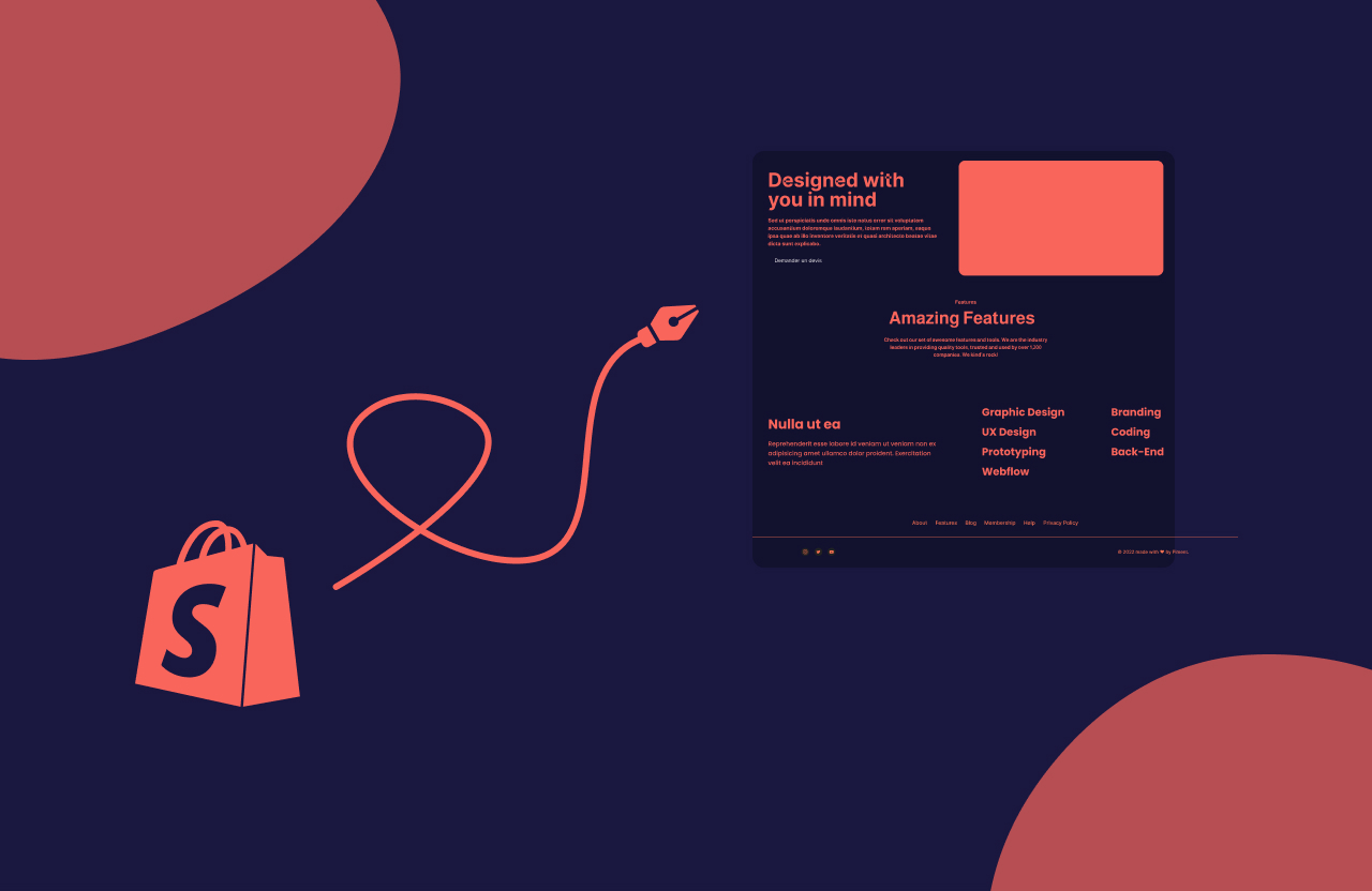 Conception d’un thème Shopify sur mesure